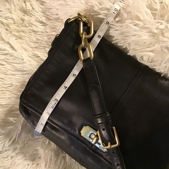 Y2K Coach Bag with Brass Chain Detail - Picture 3 of 8